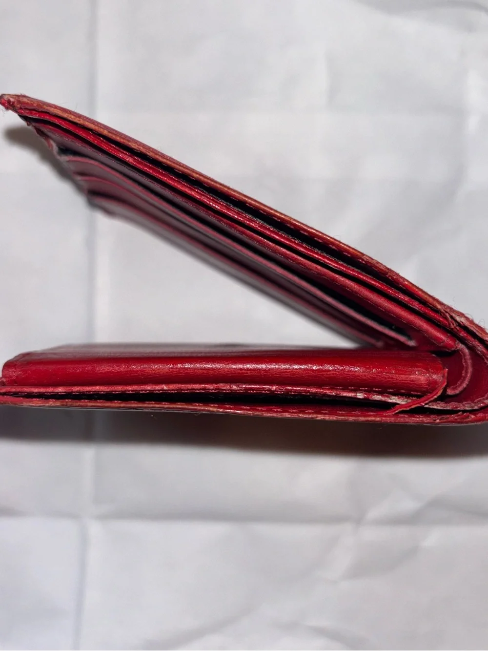 Louis Vuitton Red Epi Leather Zip Wallet